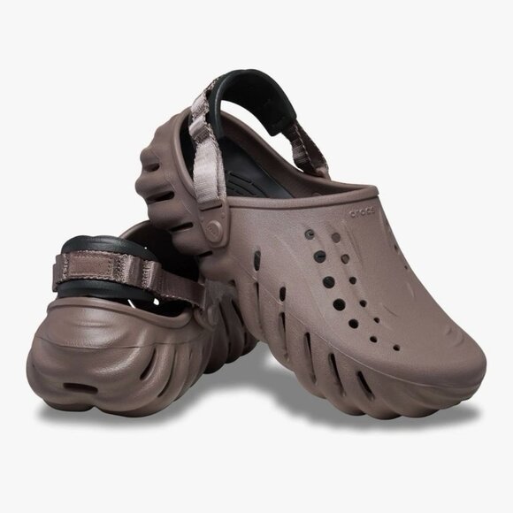 Crocs Echo Clogs Truffle 207937-0LF Men's Size 9 - Picture 1 of 6